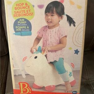 Kids Unicorn Hopper with Air Pump